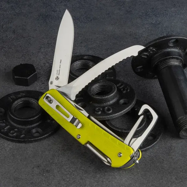 Багатофункціональний ніж Ruike Trekker LD43, (8.5 см) 12C27 / G10 зелений, 15 інстр. - изображение 15