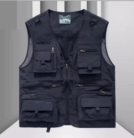 Жилет для охоты, рыбалки, туристов 3XL синий 04949 - Фото 1 Жилет для охоты, рыбалки, туристов 3XL синий 04949 - изображение 1