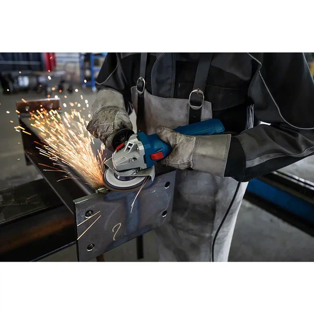 Кутова шліфмашина Bosch Professional PRO GWS 12-125 1200 Вт 11000 об/хв 125 мм з додатковою рукояткою (06013A6101) - Фото 5 Кутова шліфмашина Bosch Professional PRO GWS 12-125 1200 Вт 11000 об/хв 125 мм з додатковою рукояткою (06013A6101) - зображення 5