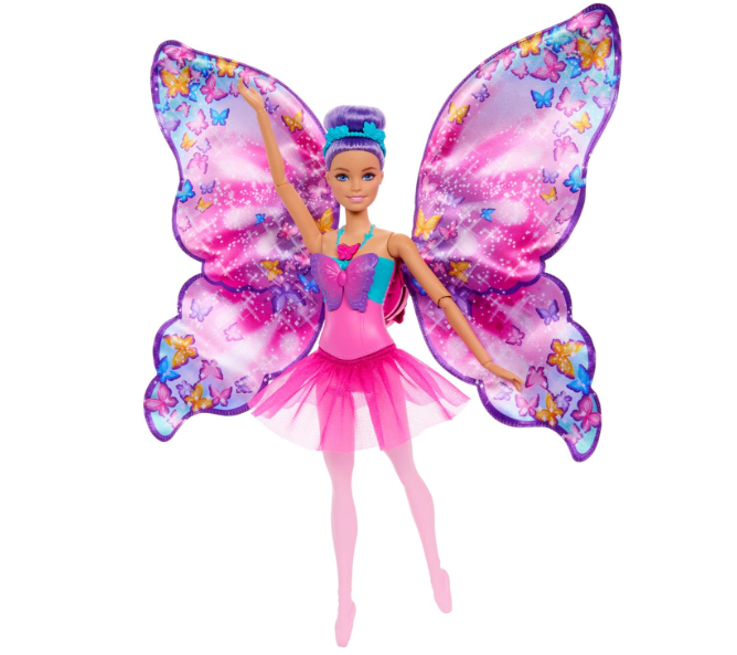 Кукла Барби Бабочка Балерина с крыльями Barbie Butterfly Dancer Mattel HXJ10 - Фото 1 Кукла Барби Бабочка Балерина с крыльями Barbie Butterfly Dancer Mattel HXJ10 - изображение 1