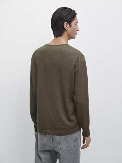 Чоловічий светр Massimo Dutti L зелений - изображение 5