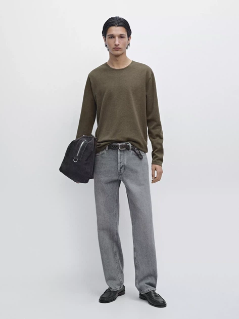 Чоловічий светр Massimo Dutti L зелений - изображение 6