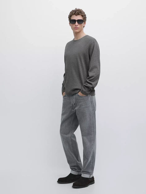 Чоловічий светр Massimo Dutti L сірий - изображение 2