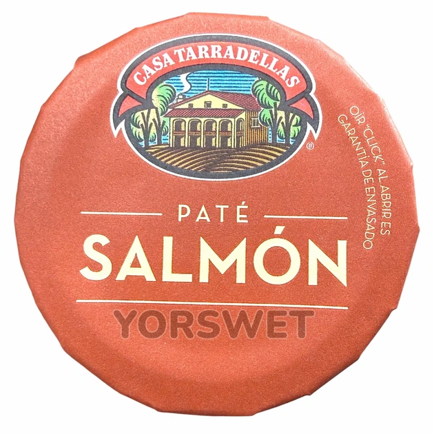 Паштет із лосося Casa Tarradellas Pate de Salmon без глютену в скляній банці 125 г (0002) - Фото 3 Паштет із лосося Casa Tarradellas Pate de Salmon без глютену в скляній банці 125 г (0002) - изображение 3