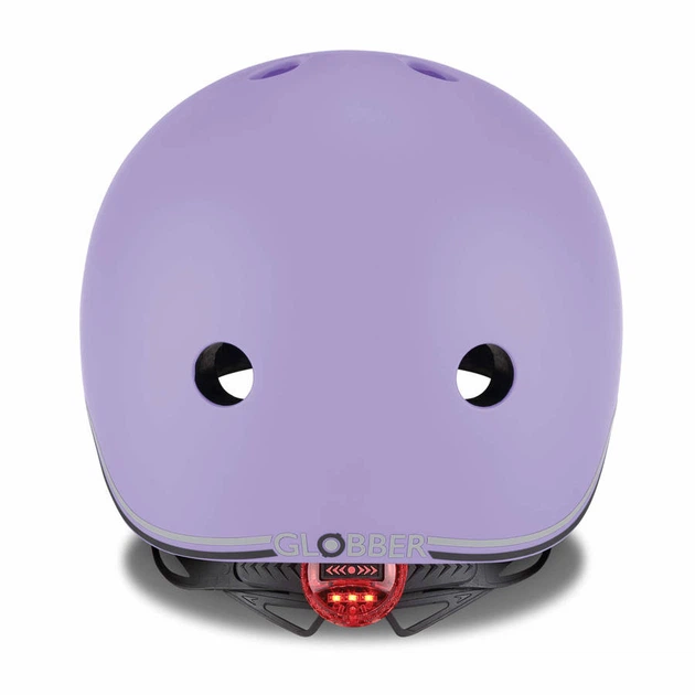 Детский защитный шлем с подсветкой Globber GO UP Lavender (45-51 см) XXS/XS (506-103) - изображение 2