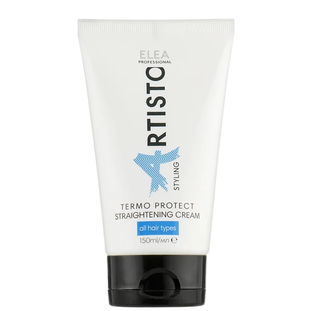 Крем для вирівнювання волосся ELEA Professional ARTISTO Termo Protect Straightening Cream з термозахистом 150 мл - Фото 1 Крем для вирівнювання волосся ELEA Professional ARTISTO Termo Protect Straightening Cream з термозахистом 150 мл - изображение 1