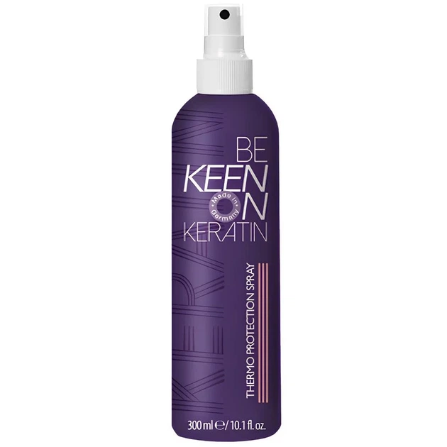 Термозахисний спрей для волосся KEEN Thermo Protection Spray з кератином 300 мл - Фото 1 Термозахисний спрей для волосся KEEN Thermo Protection Spray з кератином 300 мл - зображення 1