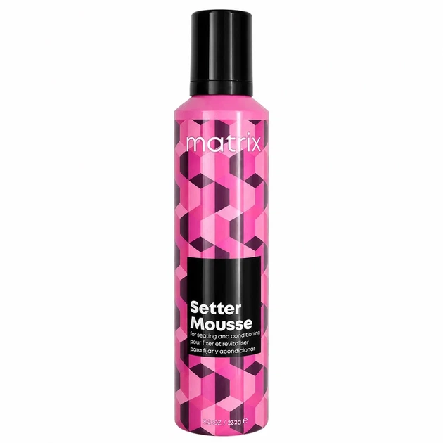 Мус для волосся MATRIX Styling Setter Mousse для фіксації форми та надання об’єму 232 г - Фото 1 Мус для волосся MATRIX Styling Setter Mousse для фіксації форми та надання об’єму 232 г - зображення 1
