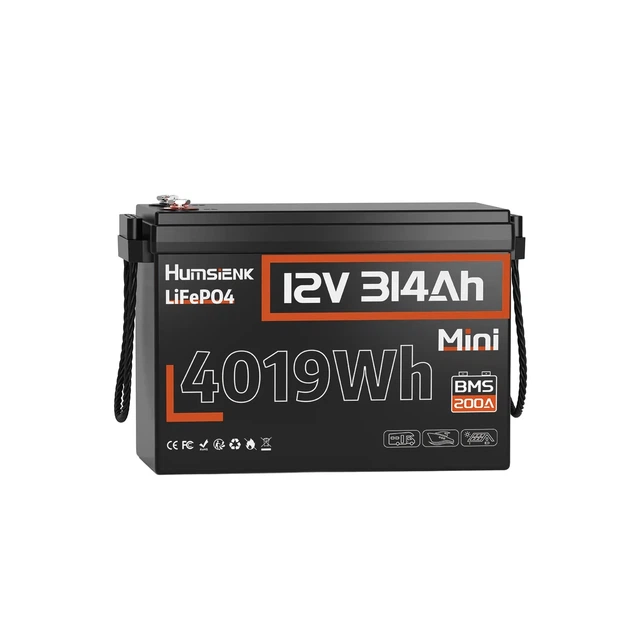 Аккумулятор Humsienk HS12V314AH200MINI-UA LiFePO4 12 В 314 А·ч с BMS 200 А - Фото 1 Аккумулятор Humsienk HS12V314AH200MINI-UA LiFePO4 12 В 314 А·ч с BMS 200 А - изображение 1