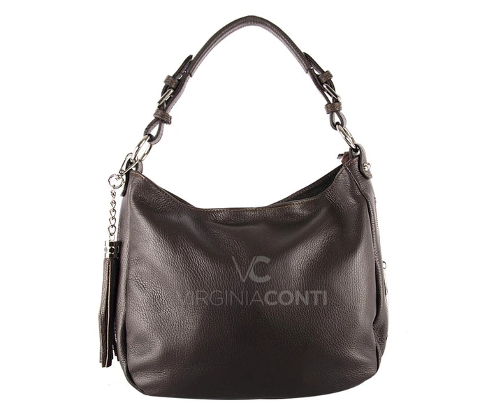 Сумка жіноча шоколад Virginia Conti 02457 - Фото 1 Сумка жіноча шоколад Virginia Conti 02457 - изображение 1
