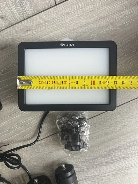 Набор LED видеосвета VIJIM K23 2 шт, 10 Вт, 1000 лм, 5600К, USB, штативы и светофильтры - изображение 8