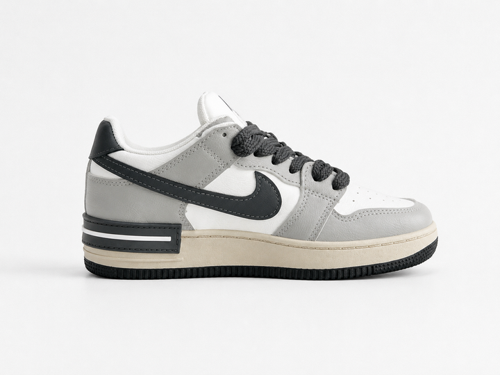Кросівки у стилі Nike SB Dunk Low x Stussy Унісекс No brend Біло-сірий 38 (24 см) Код: w190 white-grey - зображення 4