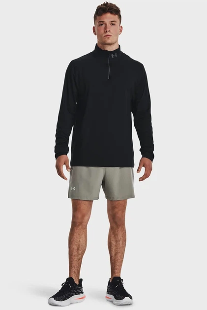 Чоловіча чорна спортивна кофта QUALIFIER RUN 1/4 ZIP Under Armour XL 1379288-001 - зображення 2