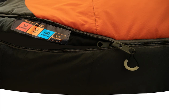 Спальний мішок Tramp Arctic Long кокон правий orange/grey 225/80-55 UTRS-048L - зображення 6