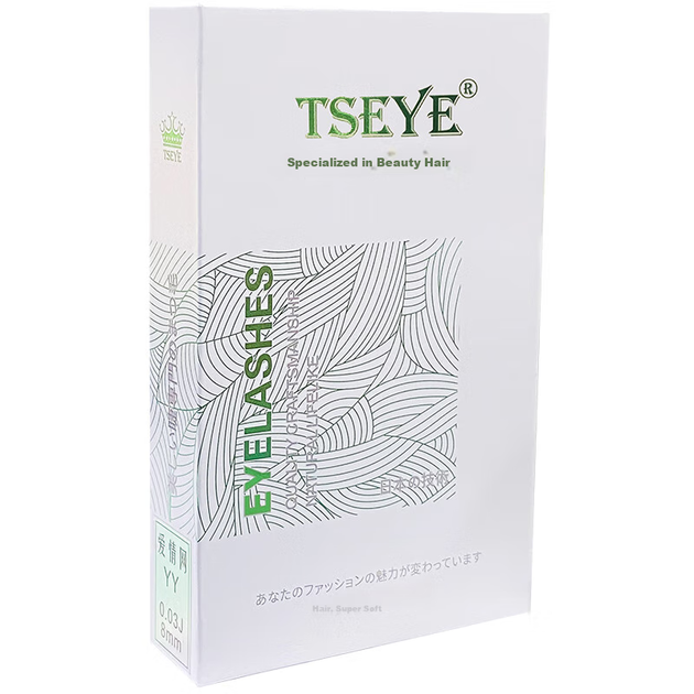 Накладные ресницы Tseye Natural Baby-Like Curved Self-Grafted Eyelashes, специальное предложение от профессионального магазина накладных ресниц, официальная версия с плоскими ресницами. - изображение 9