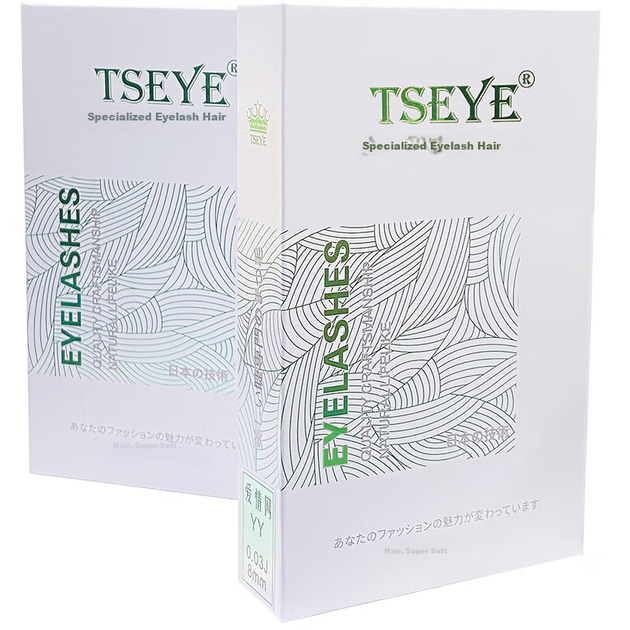 Накладные ресницы Tseye Natural Baby-Like Curved Self-Grafted Eyelashes, специальное предложение от профессионального магазина накладных ресниц, официальная версия с плоскими ресницами. - изображение 10