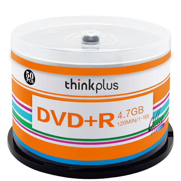 Диски DVD+R Lenovo, скорость 16x, 4,7 ГБ, серия Office, 50 штук в упаковке, чистые оптические диски. - изображение 5