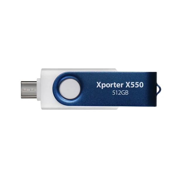 Флеш-память USB Patriot 512 ГБ USB 3.2 Gen 1 Type-A + Type-C Xporter X550 (PS512GX550AAD) - изображение 2