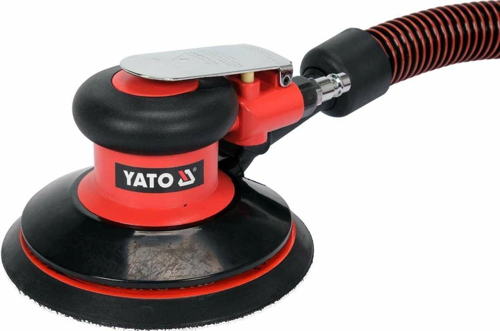 Шлифмашина пневматическая эксцентриковая YATO YT-09738 - Фото 3 Шлифмашина пневматическая эксцентриковая YATO YT-09738 - изображение 3