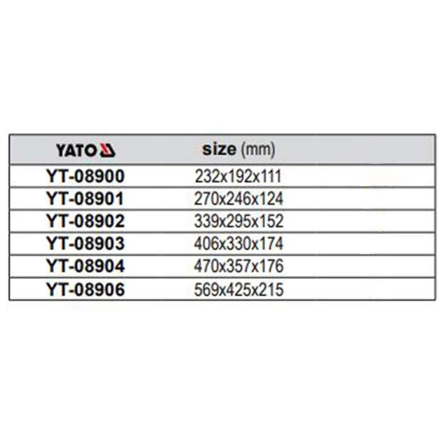 Ящик для инструментов YATO YT-08906 - изображение 10