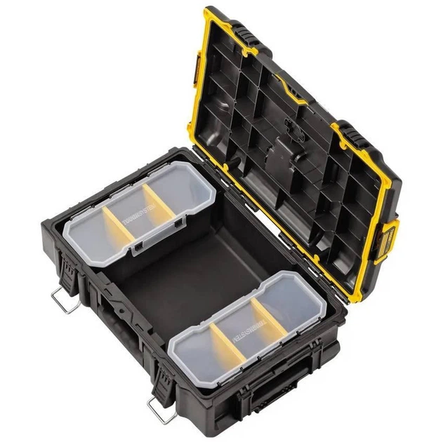 Ящик для інструменту з органайзером TOUGHSYSTEM 2.0 DeWALT DWST83293-1 - Фото 3 Ящик для інструменту з органайзером TOUGHSYSTEM 2.0 DeWALT DWST83293-1 - зображення 3