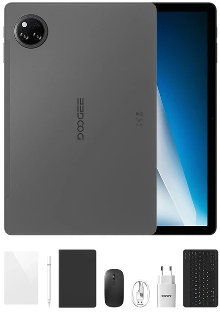 Планшет Doogee Tab A9 Pro+ 11″ 6/128 ГБ Wi-Fi Сірий VIP Edition зі стилусом, чохлом, склом, клавіатурою та мишкою (6923740264164) - зображення 10