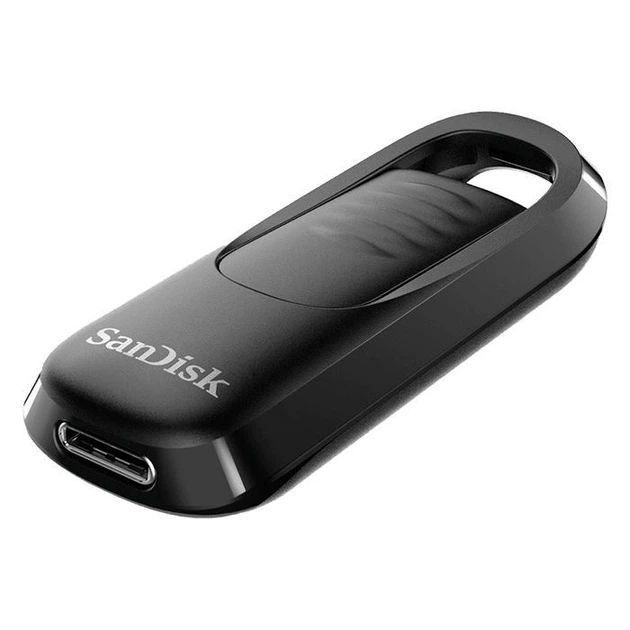 Флеш-накопитель SanDisk Ultra Slider USB 3.2 Gen 1 Type-C 128 ГБ 400 МБ/с (SDCZ480-128G-G46) - Фото 3 Флеш-накопитель SanDisk Ultra Slider USB 3.2 Gen 1 Type-C 128 ГБ 400 МБ/с (SDCZ480-128G-G46) - изображение 3
