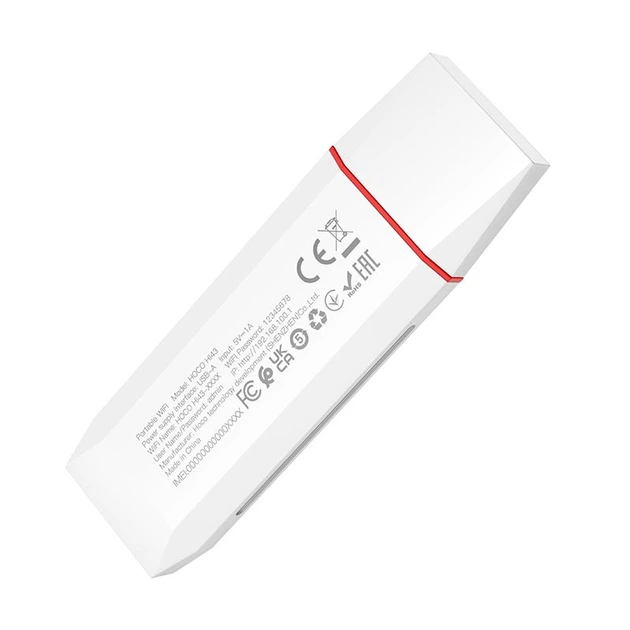 Маршрутизатор Hoco HI43 портативный Wi-Fi 6 Белый (HI43) - Фото 7 Маршрутизатор Hoco HI43 портативный Wi-Fi 6 Белый (HI43) - изображение 7