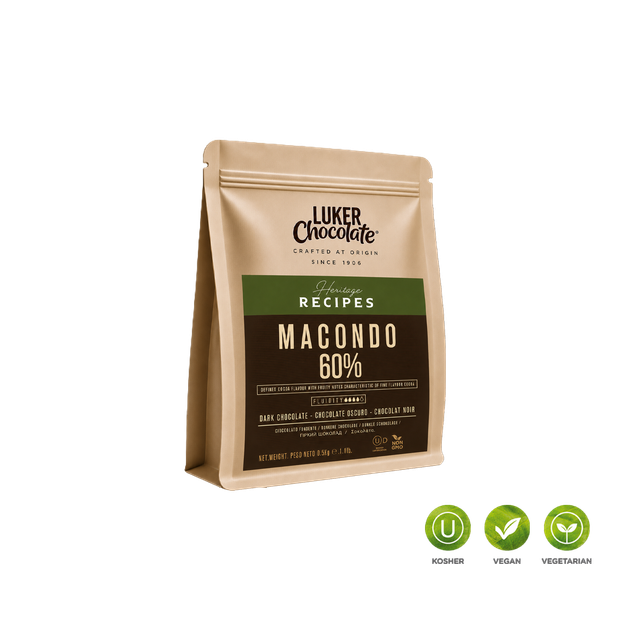 Шоколад чорний MACONDO 60% Luker Chocolate, 0,5 кг - Фото 1 Шоколад чорний MACONDO 60% Luker Chocolate, 0,5 кг - изображение 1