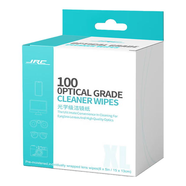 Jichuan (JRC) [100 шт.] Салфетки для чистки линз оптического класса, влажные салфетки для чистки экранов, салфетки для чистки очков, салфетки для чистки объективов и пленок фотоаппаратов, салфетки для чистки экранов телефонов и компьютеров. - изображение 4