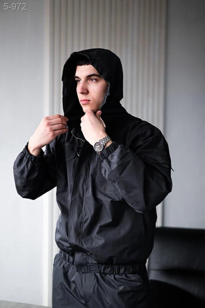 Костюм DRAPP L Чорний (5-972) - Фото 3 Костюм DRAPP L Чорний (5-972) - изображение 3
