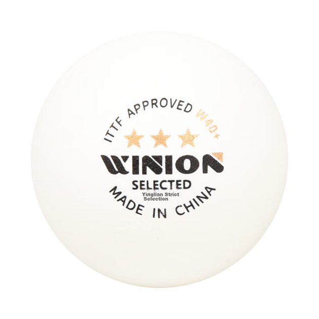 Мячи для настольного тенниса WINION Premium, золотистые, три звезды, E40+, новый материал, 3 звезды, профессиональные, для соревнований, белые, 6 штук. - изображение 13