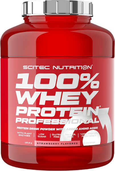 Сироватковий протеїн Scitec Nutrition 100% Whey Protein Prof порошок 1816 г
