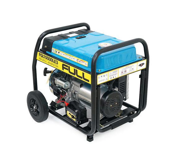 Бензиновий генератор FULL FGL10000LE3 (3-фазний, 380/220V, 50Hz, 10kVA/8kW) - зображення 2