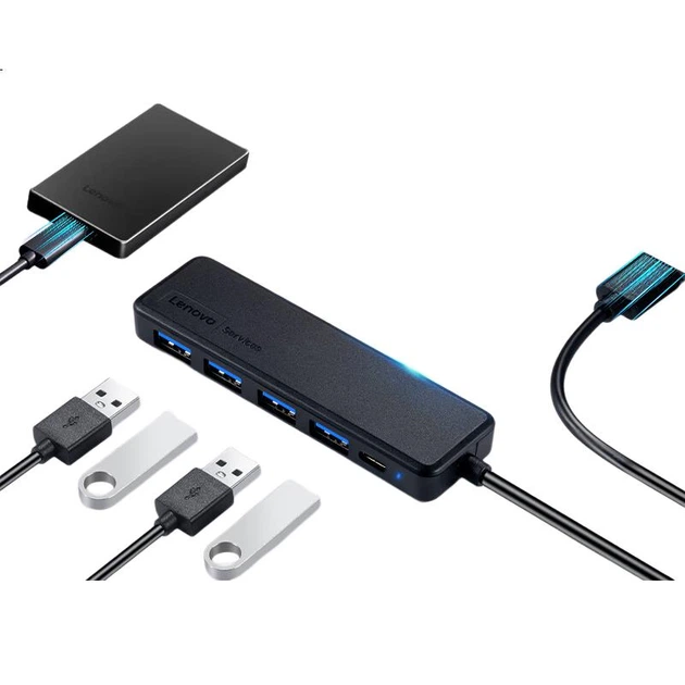 USB-концентратор Lenovo, адаптер интерфейса USB 3.0, удлинительный USB-кабель, док-станция расширения для ноутбука, преобразователь USB-порта BY01-3.0 (0,25 м) - Фото 1 USB-концентратор Lenovo, адаптер интерфейса USB 3.0, удлинительный USB-кабель, док-станция расширения для ноутбука, преобразователь USB-порта BY01-3.0 (0,25 м) - изображение 1