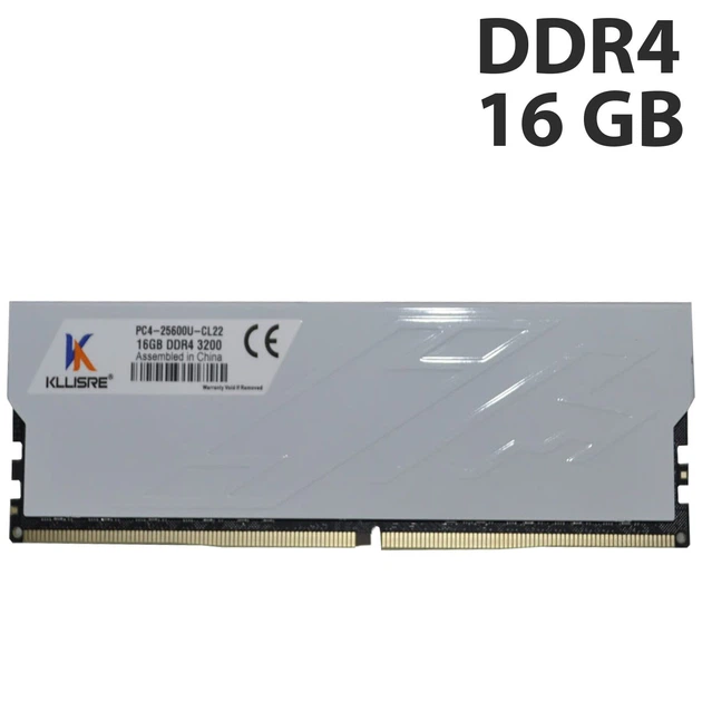 Оперативная память Kllisre 16GB DDR4 3200MHz UDIMM для ПК (KLLISRE-DDR4-3200-UDIMM-NOVAYA-OPERATIVNAYA-PAMYAT-DLYA-PK-KLLISRE-16-) - Фото 1 Оперативная память Kllisre 16GB DDR4 3200MHz UDIMM для ПК (KLLISRE-DDR4-3200-UDIMM-NOVAYA-OPERATIVNAYA-PAMYAT-DLYA-PK-KLLISRE-16-) - изображение 1
