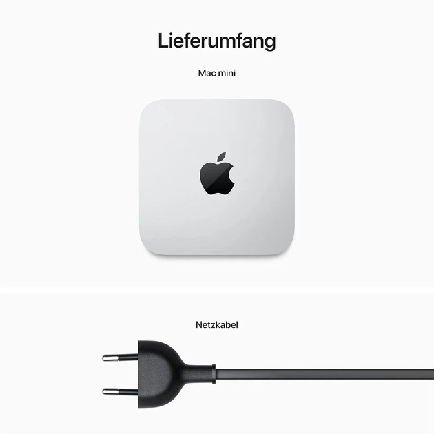 Мини ПК Apple Mac mini (2023) / Apple M2 / RAM 8GB / SSD 256GB / 1 x HDMI / LAN / Wi-Fi 6E / Bluetooth 5.3 / macOS 26.1 / Серебристый (MMFJ3D/A) Б/В 100674170 - изображение 3