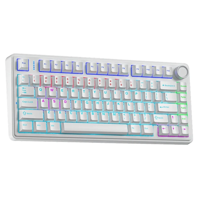 Клавиатура беспроводная Aula F75 Wireless White (6948391208640) - изображение 3