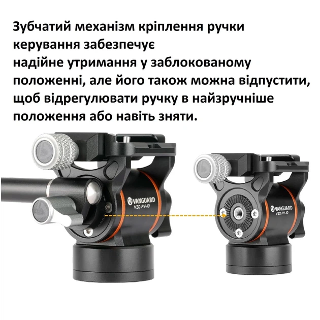 Штатив Vanguard карбоновый 4 секции 151 см черный - изображение 10