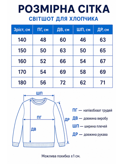 Дитячий осінній світшот для хлопчика 10-17 років темно-синій зі стійкою та блискавкою (2631110) 180 см - Фото 3 Дитячий осінній світшот для хлопчика 10-17 років темно-синій зі стійкою та блискавкою (2631110) 180 см - зображення 3