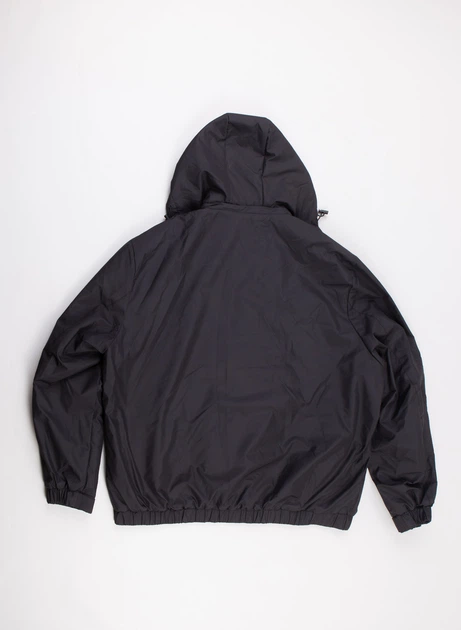 Мужская демисезонная куртка батал 4XL-9XL черная с капюшоном (82083-A) 5XL - изображение 6