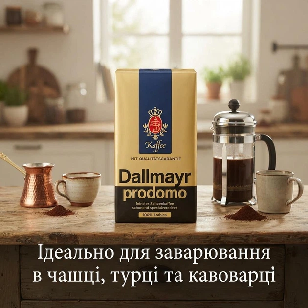 Кофе молотый Dallmayr Prodomo 500 г 100% Арабика оригинальный немецкий - изображение 6
