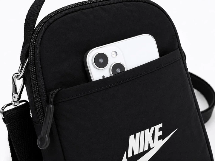 Сумка Nike через плечо NIK-010-BLK - Фото 3 Сумка Nike через плечо NIK-010-BLK - изображение 3