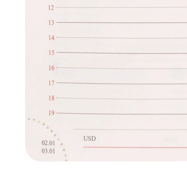 Щоденник діловий Leo Planner Aldento A5 датований 2027 інтегральний чорний 368 сторінок 252732 - изображение 15