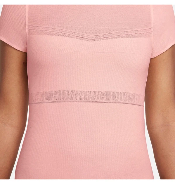 Боді жіночі Nike Dri-Fit Adv Run Division Bodysuit Pink XS Рожевий DD5199-838 - зображення 5