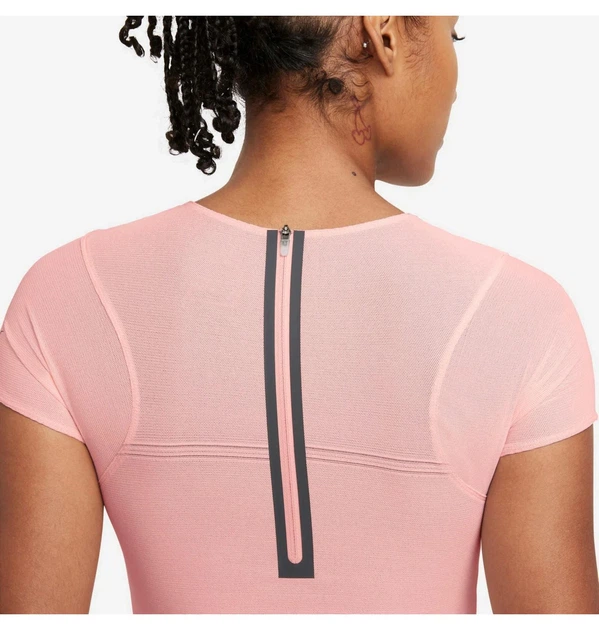 Боді жіночі Nike Dri-Fit Adv Run Division Bodysuit Pink XS Рожевий DD5199-838 - зображення 6