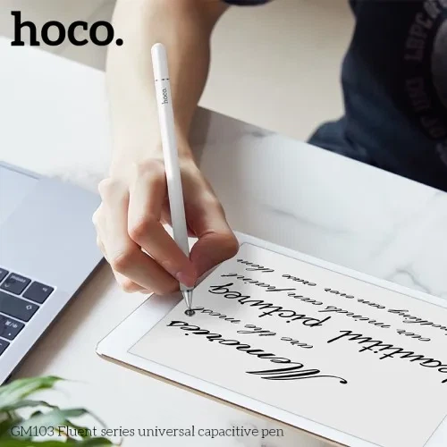 Стілус HOCO GM103 Fluent series universal capacitive pen Белый - изображение 5
