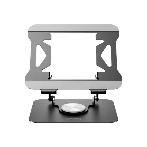 Настольный держатель XO C153 Metal Laptop Swivel Large Stand Черный - Фото 3 Настольный держатель XO C153 Metal Laptop Swivel Large Stand Черный - изображение 3
