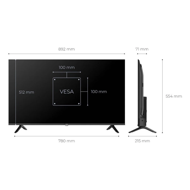Телевізор Kivi 40F9000HB - изображение 4
