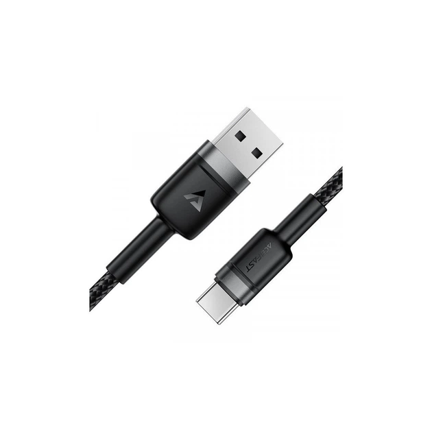 Дата кабель USB 2.0 AM to USB-C 1.2m 60 W black Acefast (6974316285144) - Фото 3 Дата кабель USB 2.0 AM to USB-C 1.2m 60 W black Acefast (6974316285144) - зображення 3